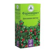 Брусники листья, листья пор., фильтр-пак. 1,5 г, №20, Красногорсклексредства АО