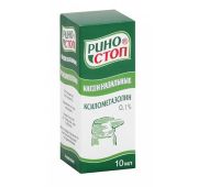 Риностоп, капли наз. 0.1 %, фл. 10 мл, Фармацевтическая Фирма Лекко ЗАО