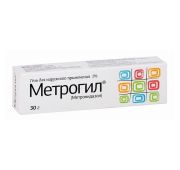 Метрогил гель д/наружн. прим. 1% 30 г №1, Юник Фармасьютикал Лабораториз