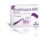 Флебодиа 600 табл. п.п.о. 600 мг №30, Иннотера Шузи/ Лаборатория Иннотек Интернасиональ