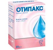 Отипакс, капли ушн. 10 мг/г+40 мг/г, фл. 16г, Биокодекс