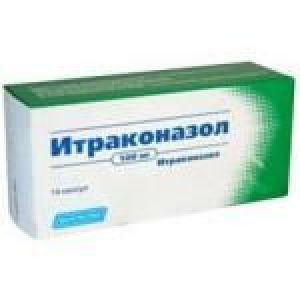 Итраконазол капс. 100 мг №14, Биоком ЗАО