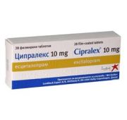 Ципралекс табл. п/о 10 мг №28, Х.Лундбек А/О