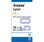 Эгилок табл. 50 мг №60, Эгис АО фармацевтический завод