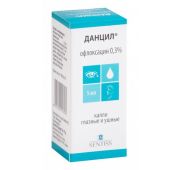 Данцил, капли глазн. и ушн. 0.3 %, фл. 5 мл, Сентисс Фарма пвт. Лтд.