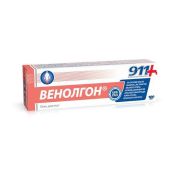 911 Венолгон гель для ног при тяжести, боли и отеках туба 100мл, Твинс-Тэк АО