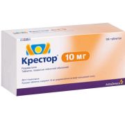 Крестор табл. п.п.о. 10 мг №126, Айпиэр Фармасьютикал инк.