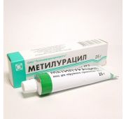 Метилурацил мазь д/местн. и наружн. прим. 10 % 25 г №1 туб., Татхимфарпрепараты АО