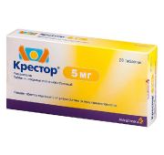 Крестор табл. п.п.о. 5 мг №28, Айпиэр Фармасьютикал инк.