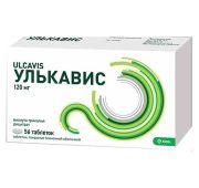 Улькавис табл. п.п.о. 120 мг №56, КРКА, д.д., Ново место, АО