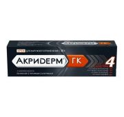 Акридерм ГК крем д/наружн. прим. 0.05%+0.1%+1% 30 г №1, Акрихин АО