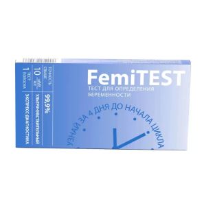 Тест для определения беременности Феми Тест №1 ультра тест-полоска, ФармЛайн Лтд