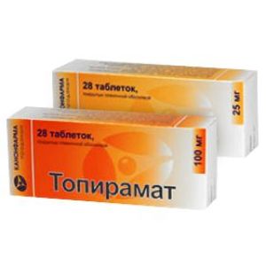 Топирамат-АЛСИ табл. п/о пленочной 25 мг №30, АЛСИ Фарма ЗАО
