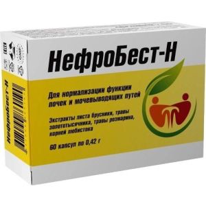 НефроБест-Н капс. 0.42 г №60, Фармакор продакшн ООО