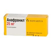 Анафранил табл. п/о 25 мг №30, Новартис Фарма АГ