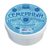 Зубной порошок семейный отбеливающий 140 см.куб/60 г, Сувенир/Аванта