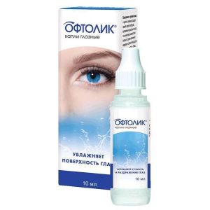 Офтолик капли глазн. 10 мл №1, Сентисс фарма пвт. Лтд.