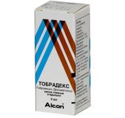 Тобрадекс, капли глазн. 1 мг/мл+3 мг/мл, фл. 5 мл, Алкон-Куврер Н.В. С.А.