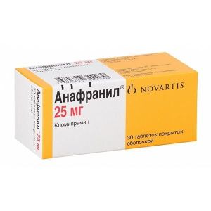 Анафранил, табл. п.о. 25 мг, №30, Новартис Фарма с.п.а.