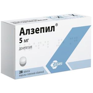 Алзепил табл. п.п.о. 5 мг №28, Эгис АО фармацевтический завод