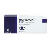 Норваск табл. 5 мг №30, Пфайзер Фармасьютикал Ллс