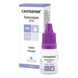 Сантабрим капли глазн. 0.1% 5 мл №1, Сентисс Фарма Пвт.Лтд