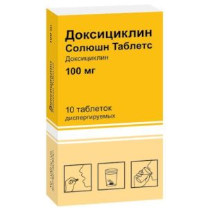 Доксициклин Солюшн Таблетс табл. дисперг. 100 мг №10, Озон ООО