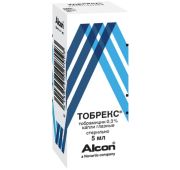 Тобрекс, капли глазн. 0.3 %, фл. 5 мл, Алкон-Куврер н.в. с.а.