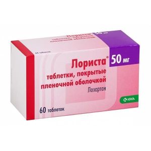 Лориста табл. п.п.о. 50 мг №60, КРКА-Рус ООО