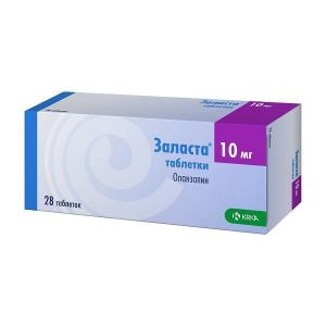 Заласта табл. 10 мг №28, АО КРКА, Д.Д., НОВО МЕСТО