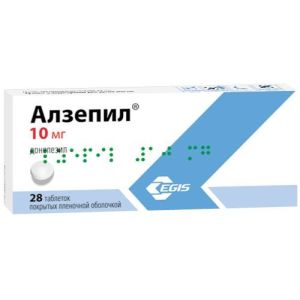 Алзепил табл. п.п.о. 10 мг №28, Эгис фармацевтический завод ЗАО